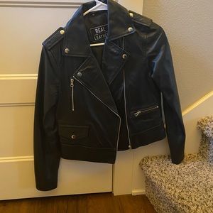 Real leather jacket